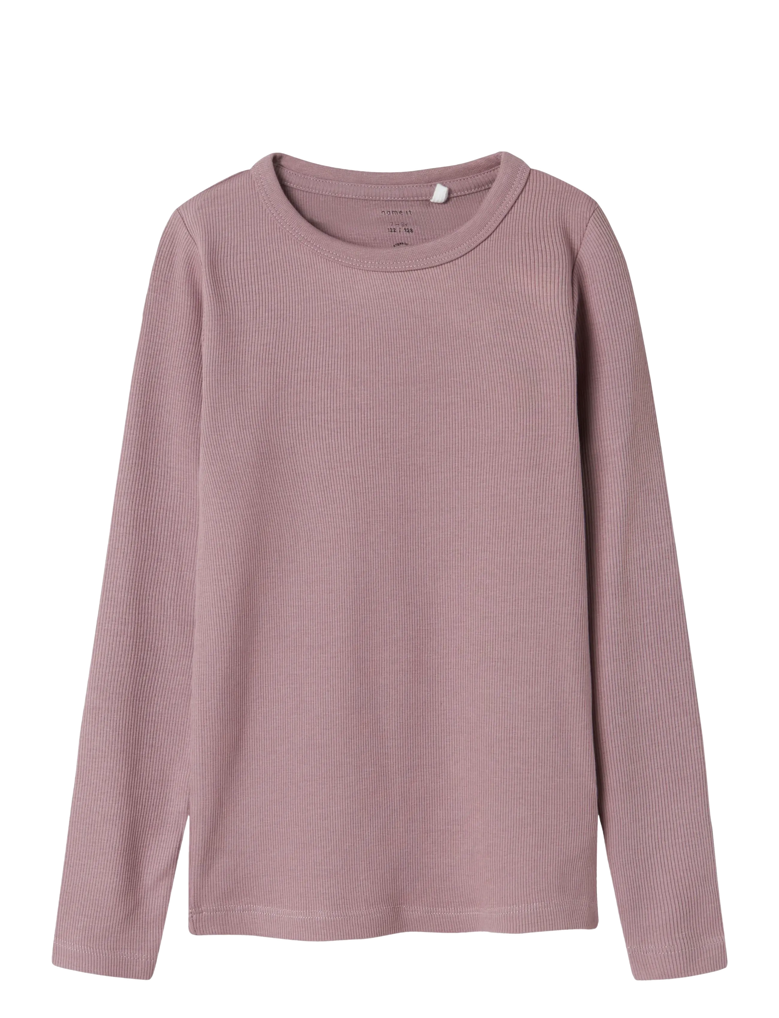 name it Nkfnakal Ls Top Noos, 116, T-shirts, Rosa - Long-sleeved Kinder