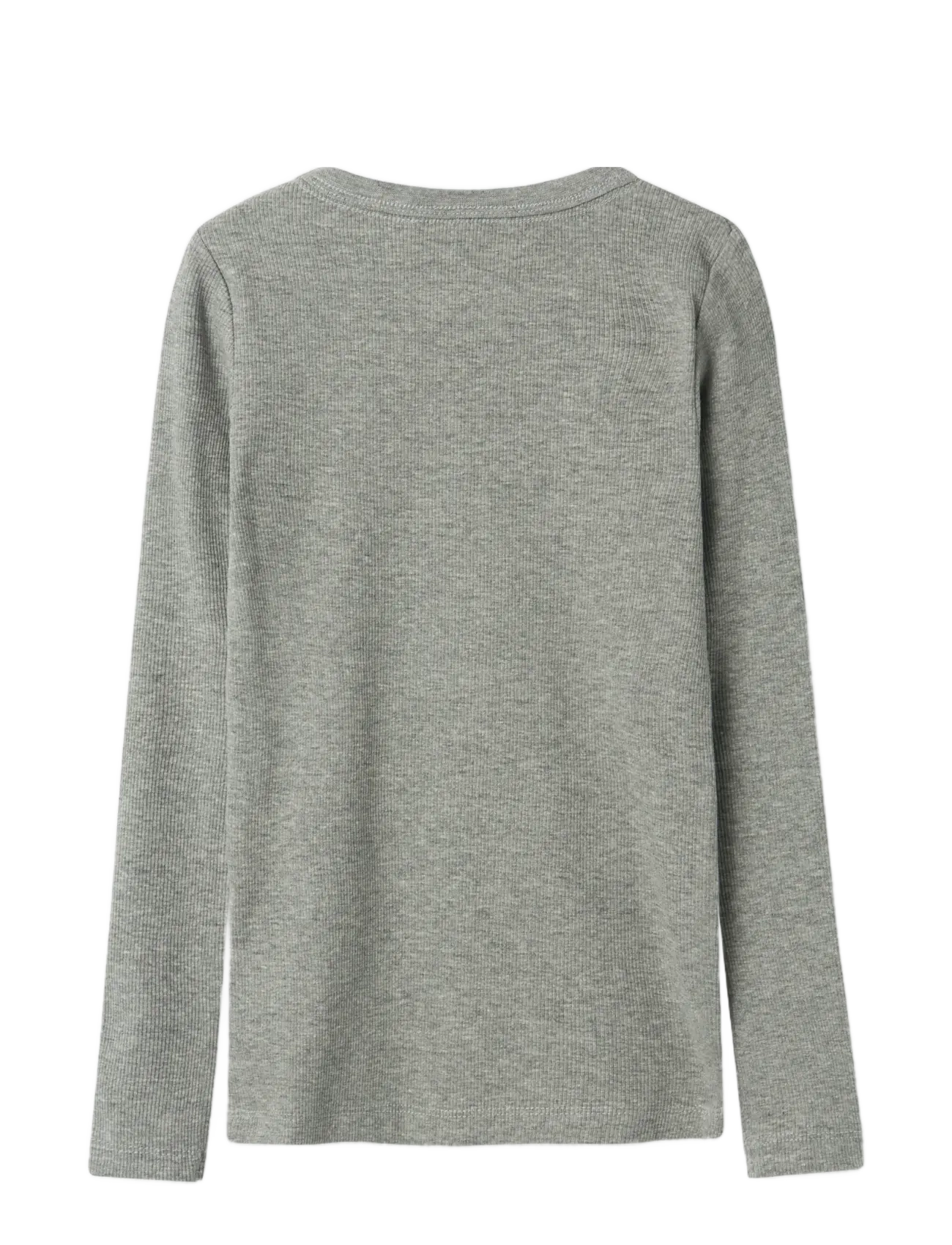 name it - NKFNAKAL LS TOP NOOS - long-sleeved t-shirts - grey melange - 4