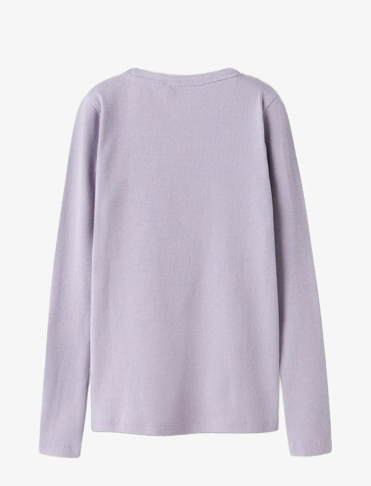 name it - NKFNAKAL LS TOP NOOS - långärmade t-shirts - lavender gray - 2
