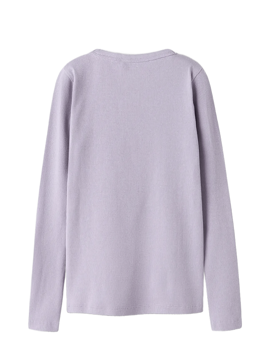 name it - NKFNAKAL LS TOP NOOS - langärmelig - lavender gray - 2