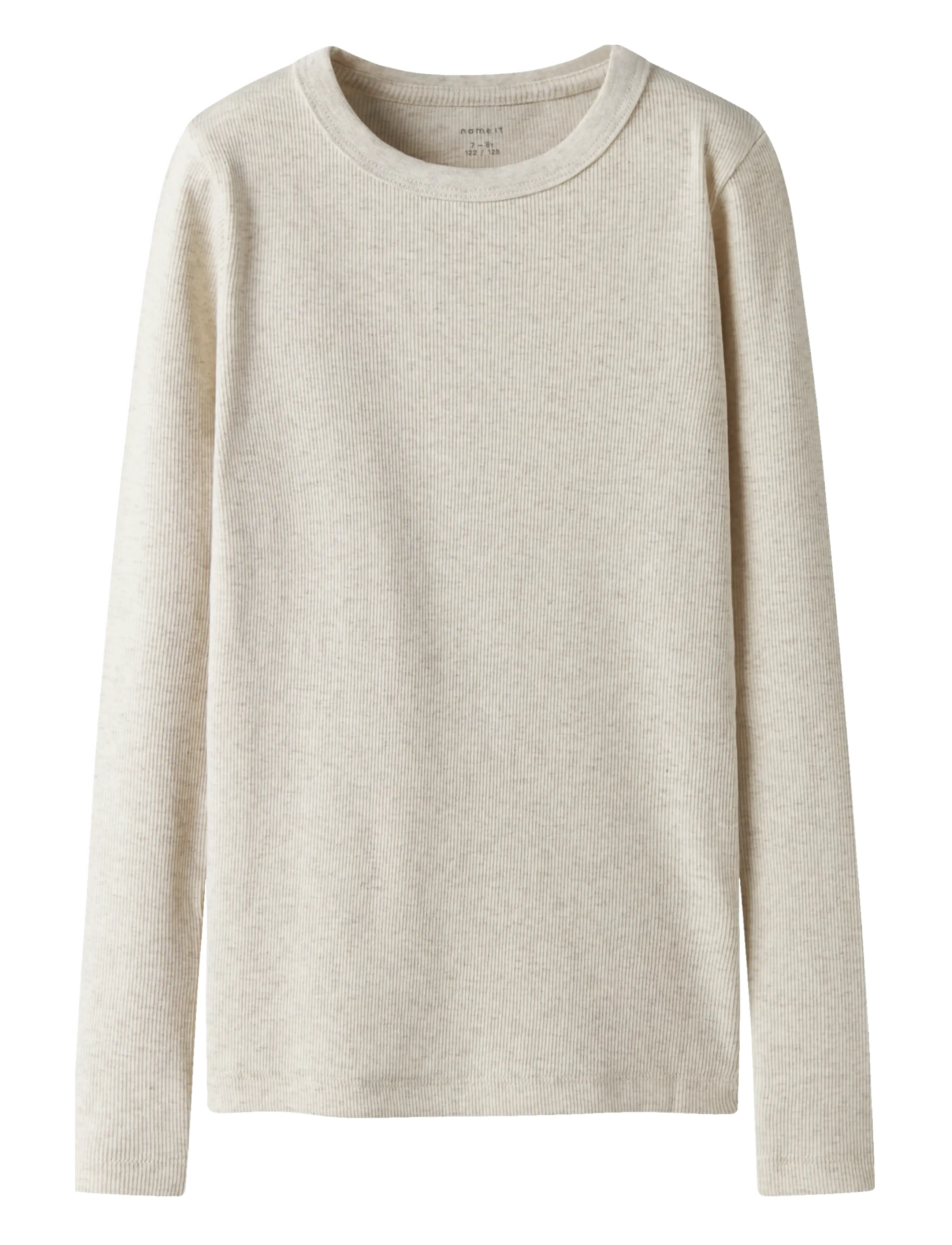 name it NKFNAKAL LS TOP NOOS - Kläder - PEYOTE MELANGE / cream