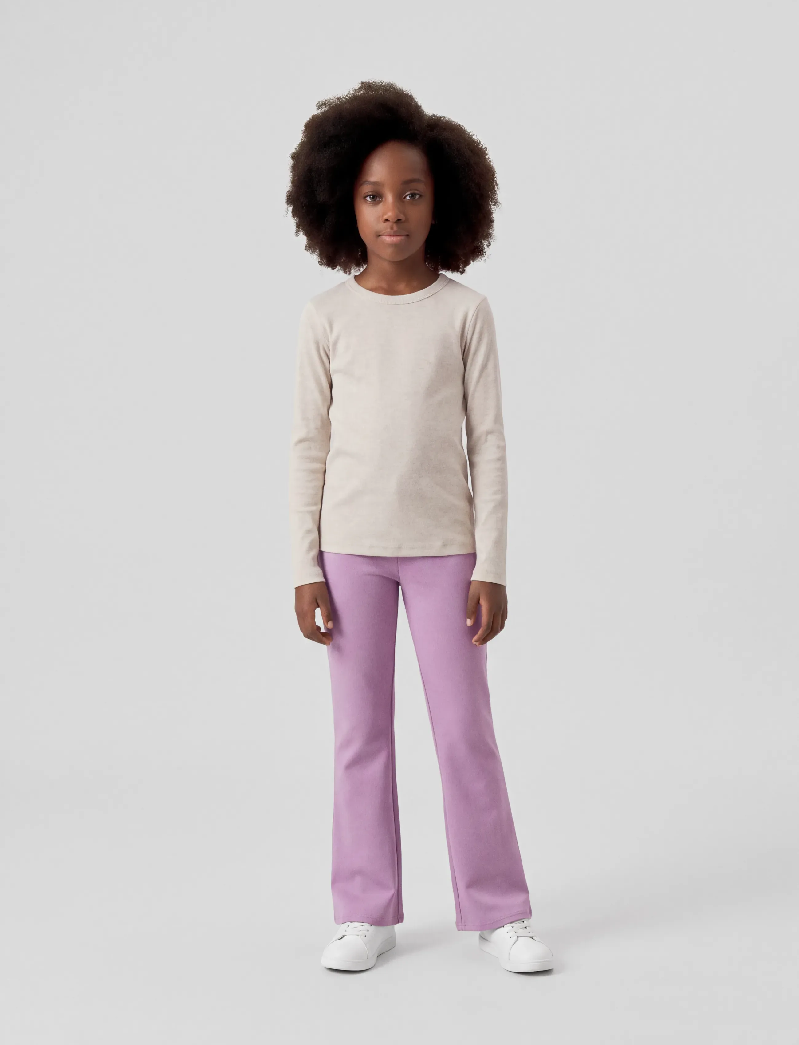 name it - NKFNAKAL LS TOP NOOS - langärmelig - peyote melange - 2