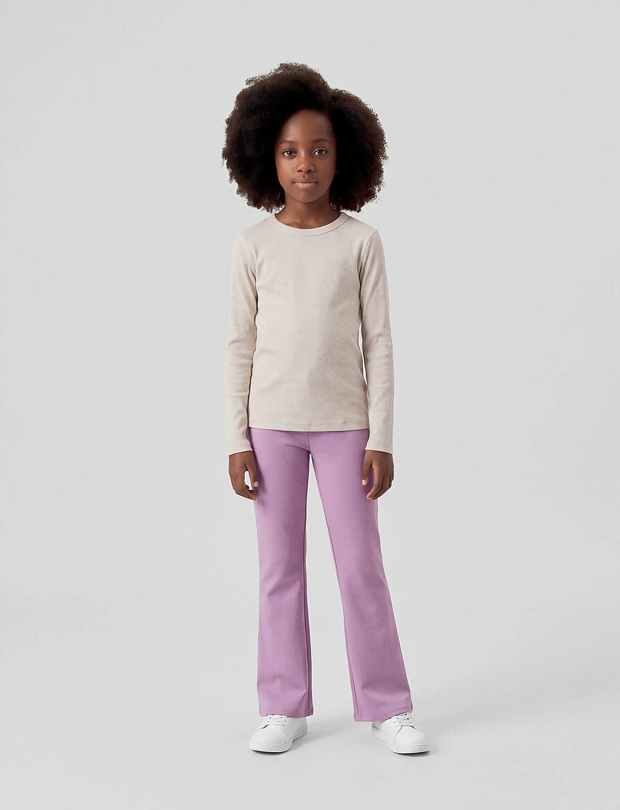name it - NKFNAKAL LS TOP NOOS - langärmelig - peyote melange - 2