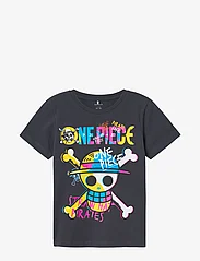 name it - NKMMUNGO ONEPIECE TOP BOX BFU - kortärmade t-shirts - india ink - 0