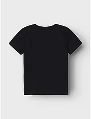name it - NKMMANS ONEPIECE SS TOP BOX BFU - kortærmede t-shirts - black - 1