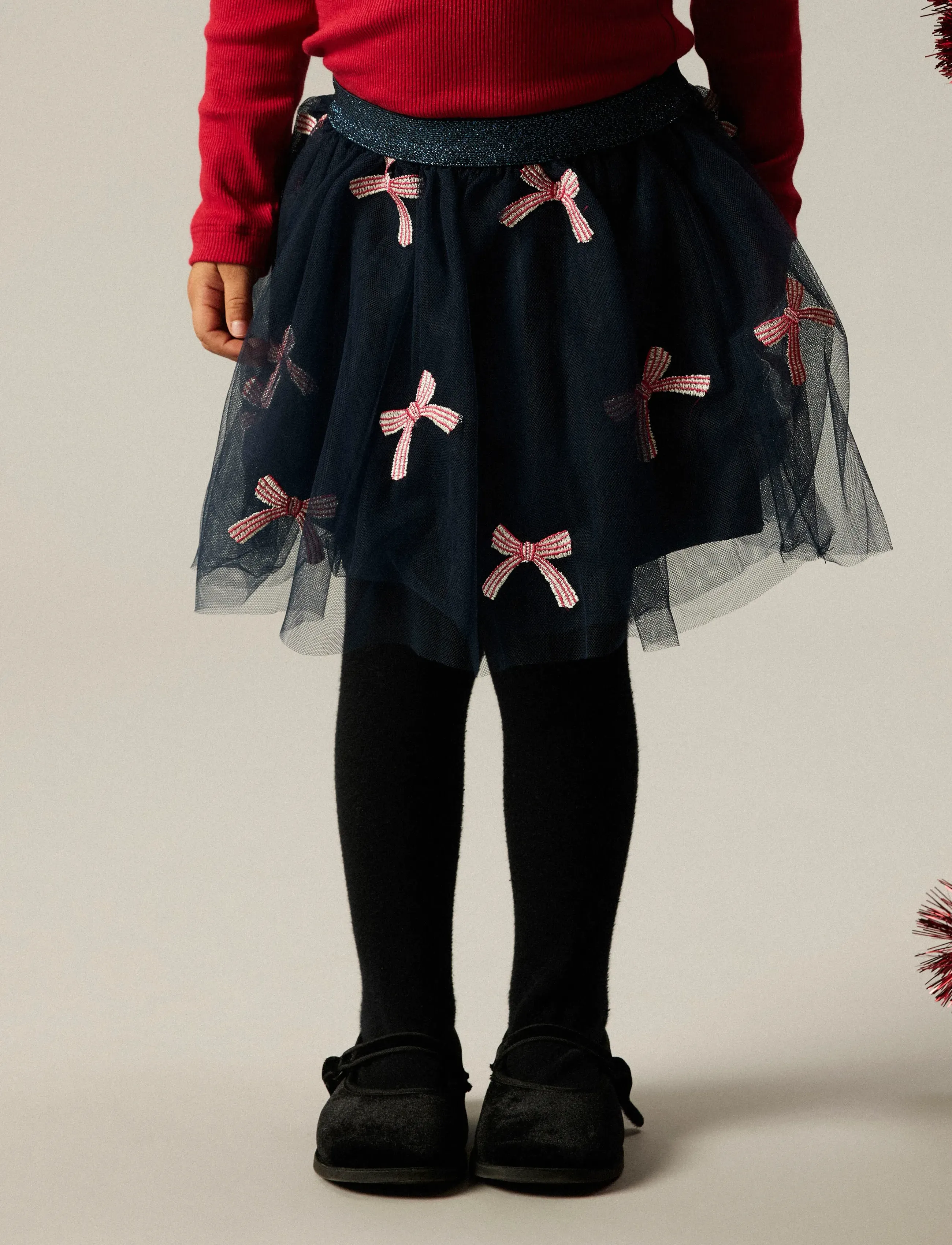 name it - NMFVEROSS TULLE SKIRT - tüllseelik - navy blazer - 4