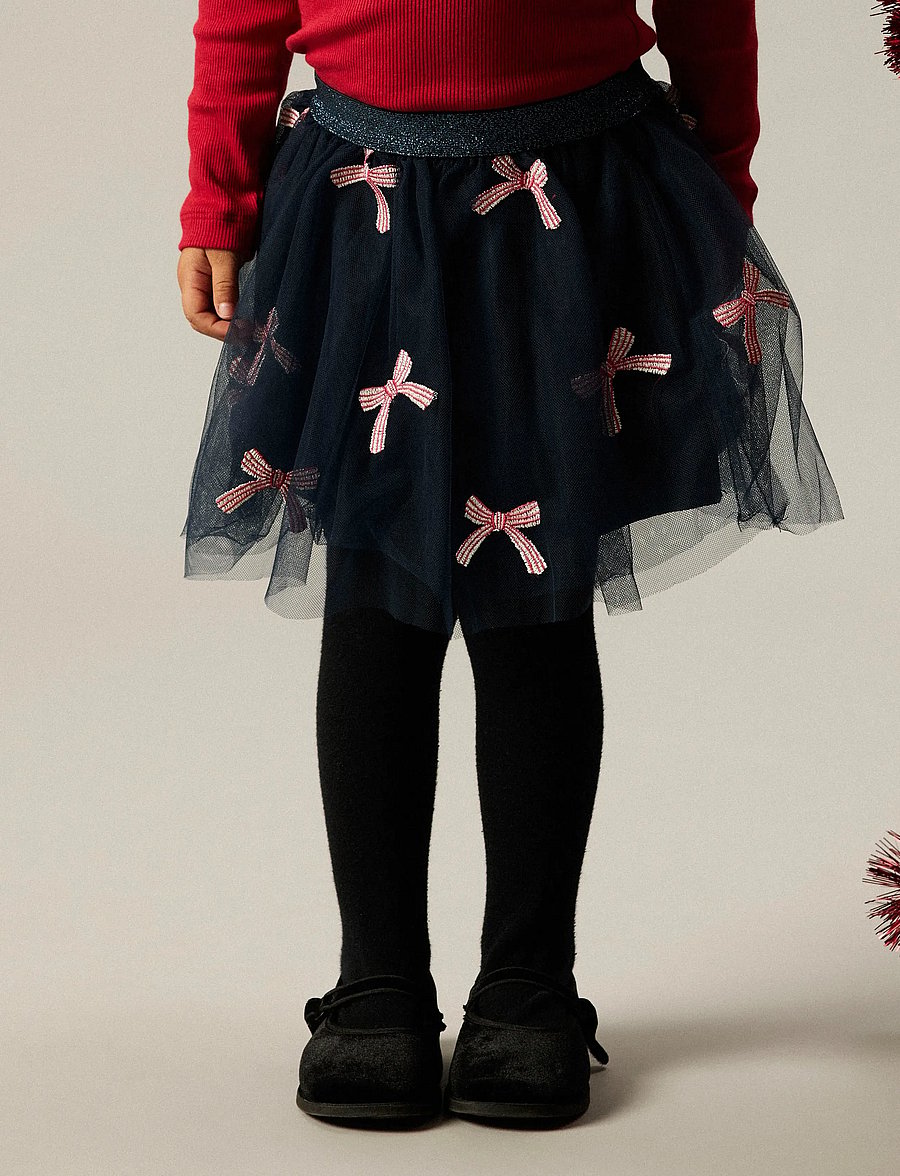name it - NMFVEROSS TULLE SKIRT - tyllkjolar - navy blazer - 4