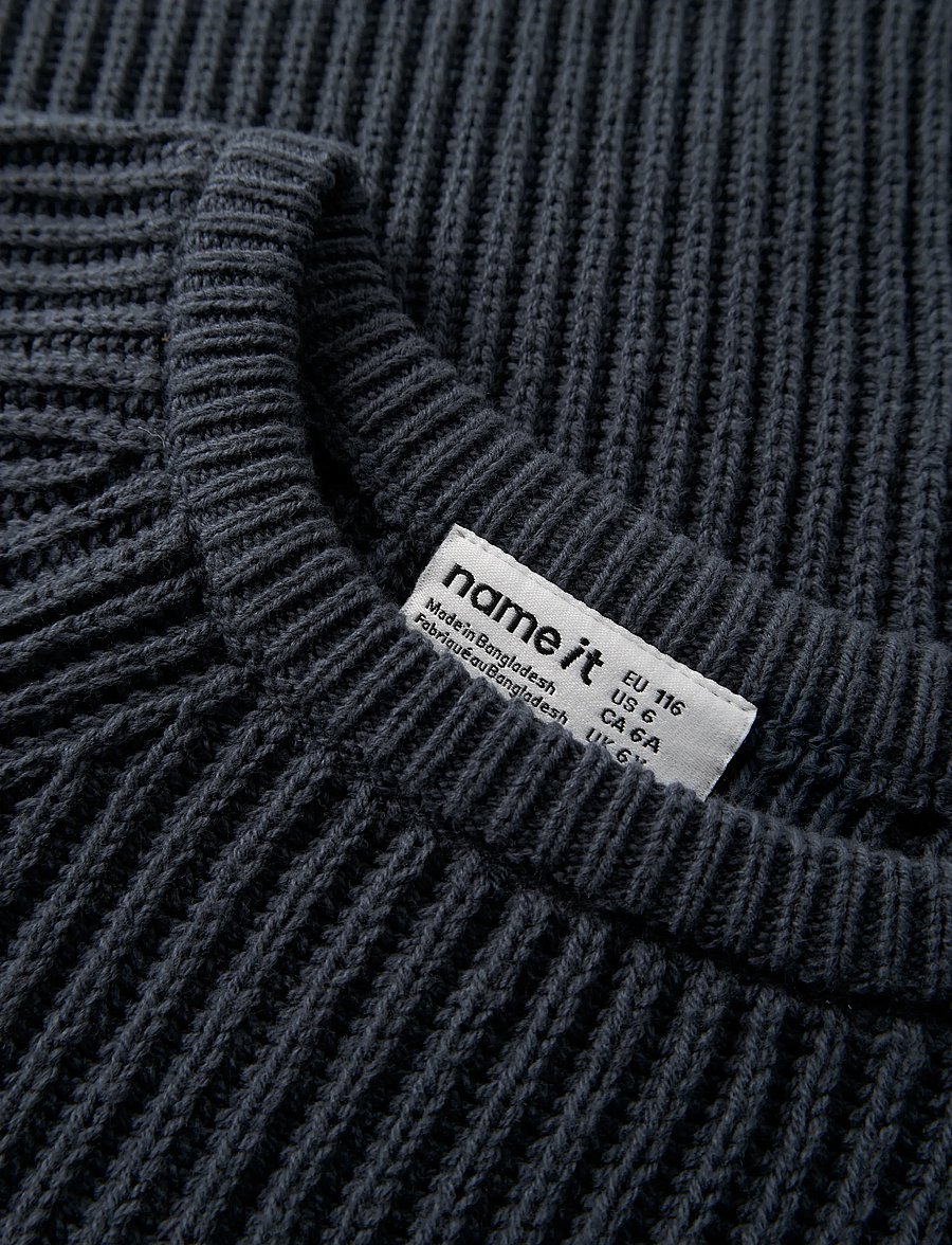 name it - NKMVOLLY LS KNIT - trøjer - ombre blue - 2