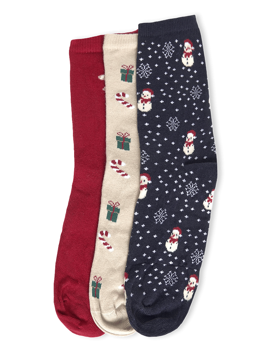 name it - NMNRICHRISTMAS 3P SOCK - strømper - peyote - 0