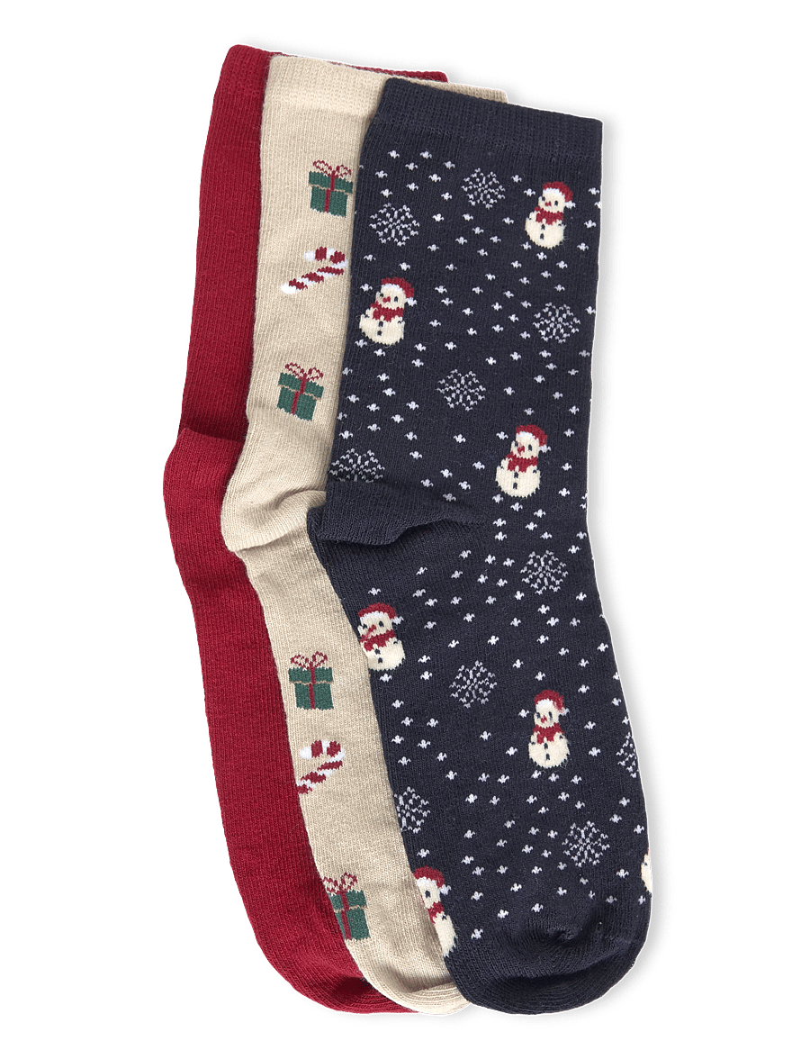 name it - NMNRICHRISTMAS 3P SOCK - strømper - peyote - 1