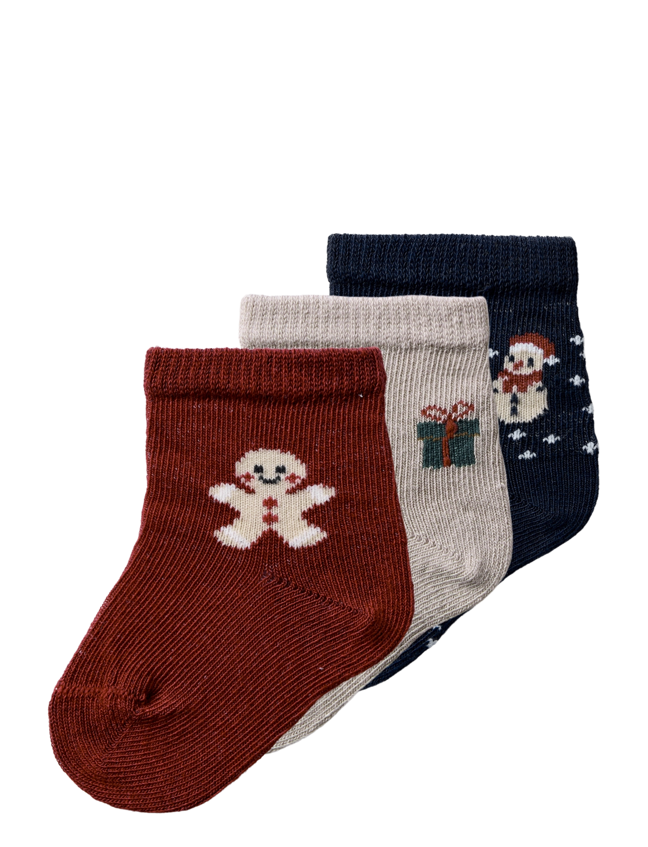 name it NBNRICHRISTMAS 3P SOCK - Socken & Strumpfhosen - PEYOTE / beige