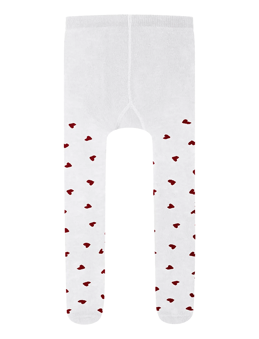 name it - NMFVICHRISTMAS 2P PANTYHOSE - strømpebukser - bright white - 3