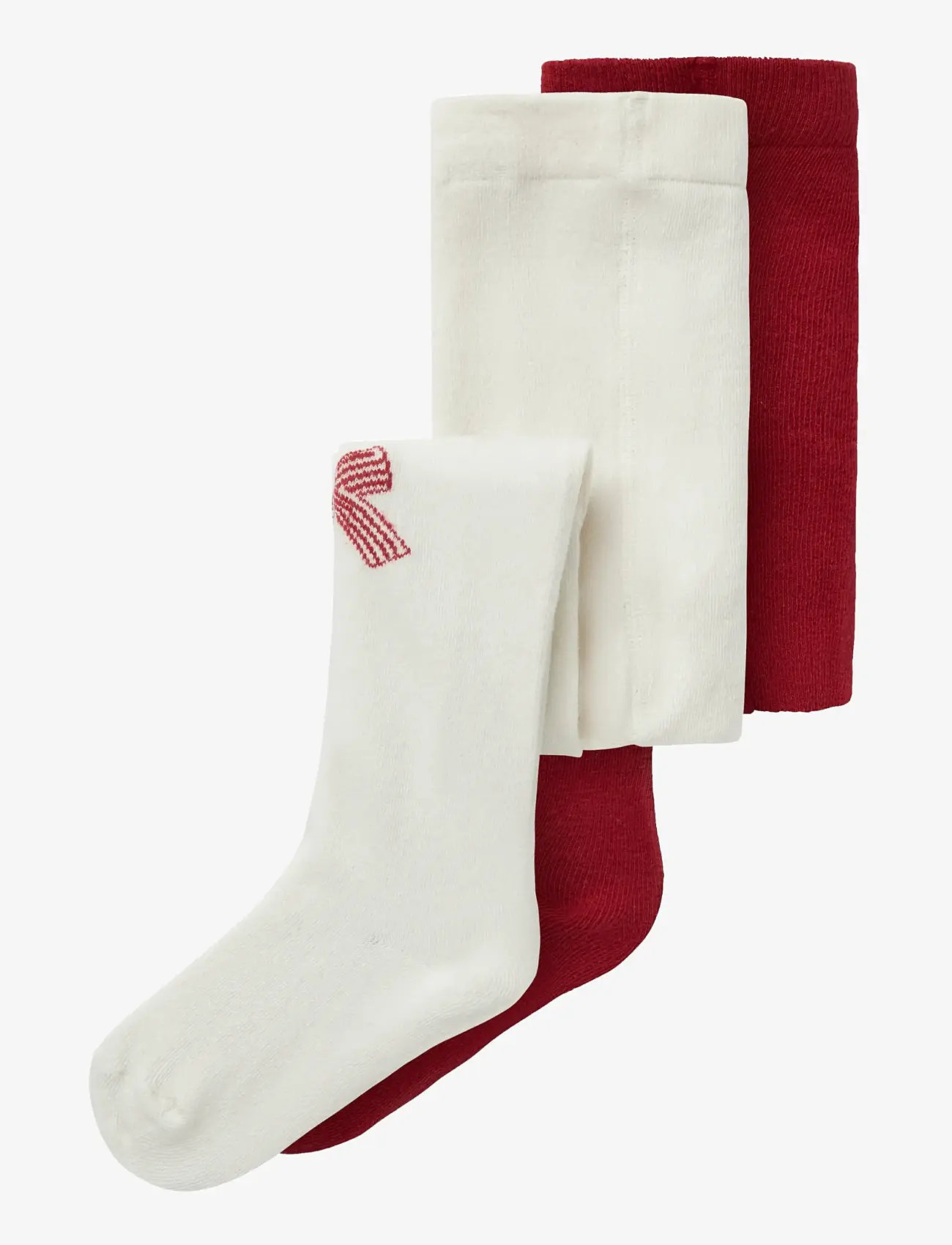 name it - NMFVICHRISTMAS 2P PANTYHOSE - jester red - 1