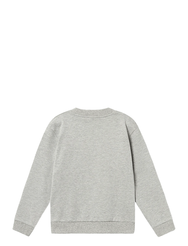 name it - NKFRULJUL LS NREG SWEAT BRU BOX - sweatshirts - grey melange - 2