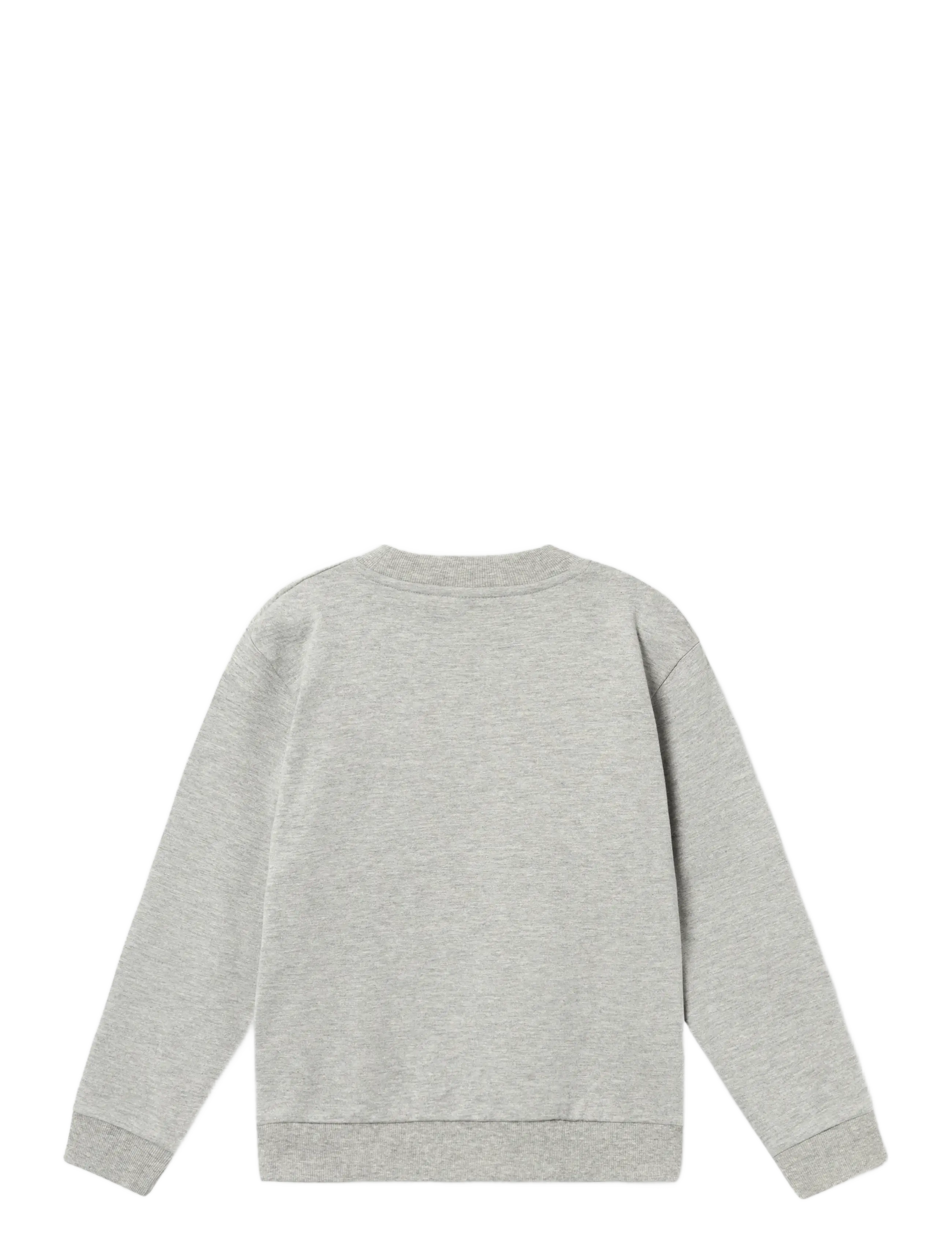 name it - NKFRULJUL LS NREG SWEAT BRU BOX - sweatshirts - grey melange - 2