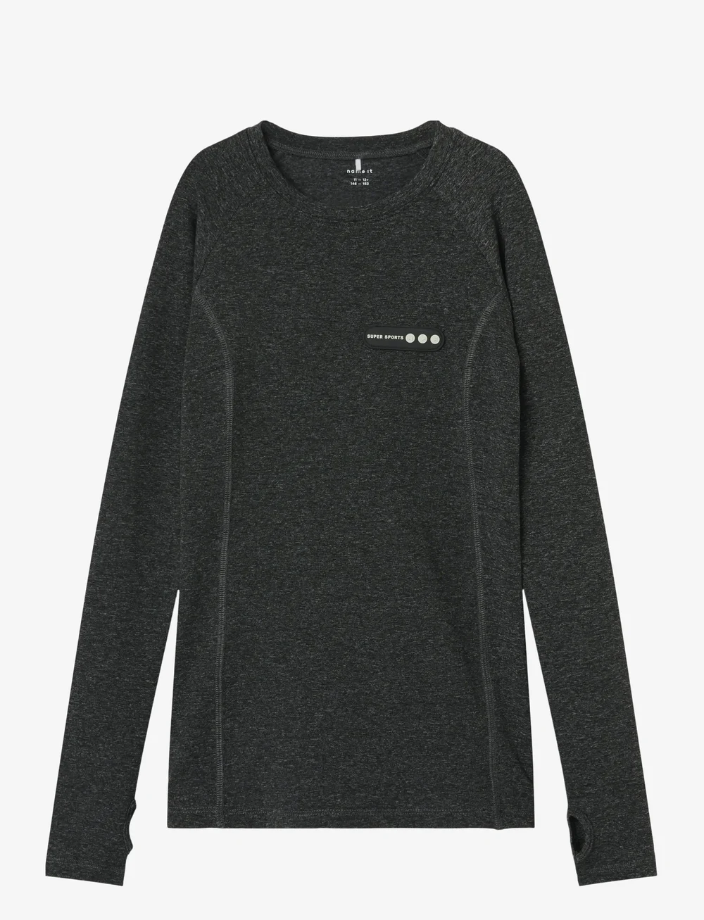 name it - NKFDIMIJA LS SPORT TOP - sportoberteile - black - 0