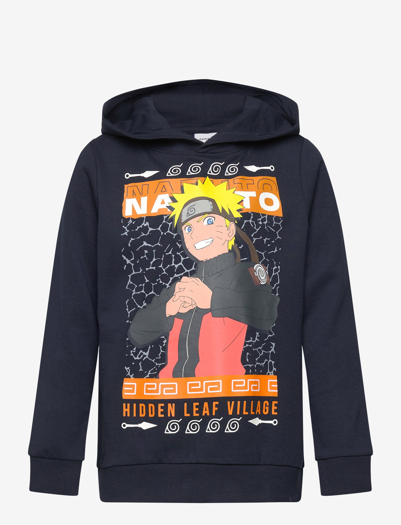 name it - NKMJAKARI NARUTO SWEAT WH BRU NOOS BIO - kapuzenpullover - dark sapphire - 0