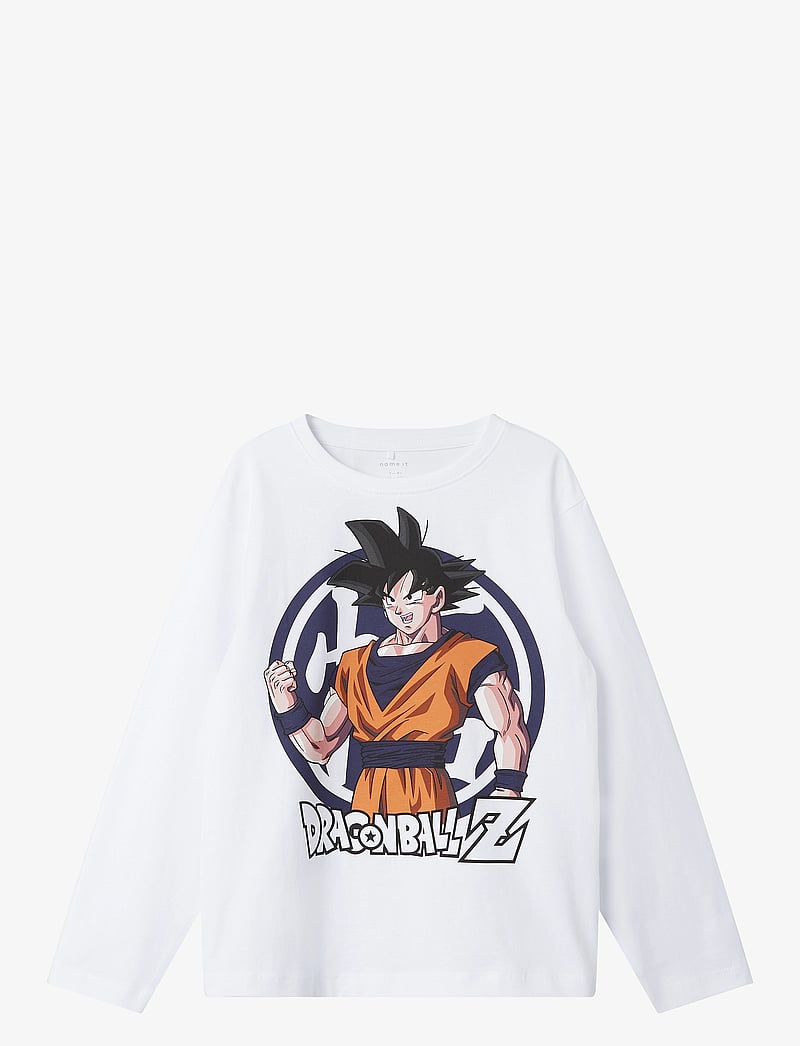 name it - NKMASIA DRAGONB LS NREG TOP BOX VDE - długi rękaw - bright white - 0