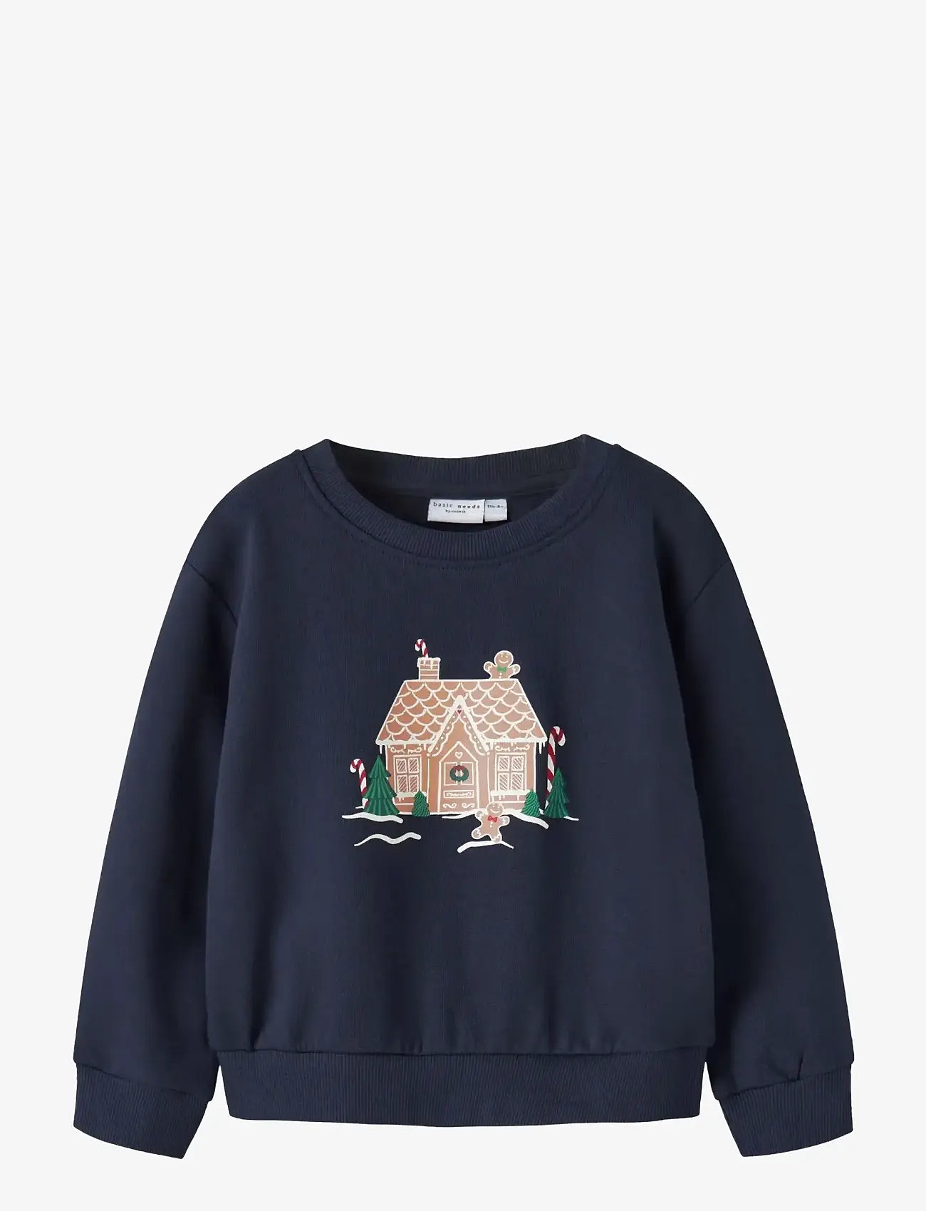 name it - NMFVISMAS LS NREG SWEAT BRU - dressipluusid - navy blazer - 0