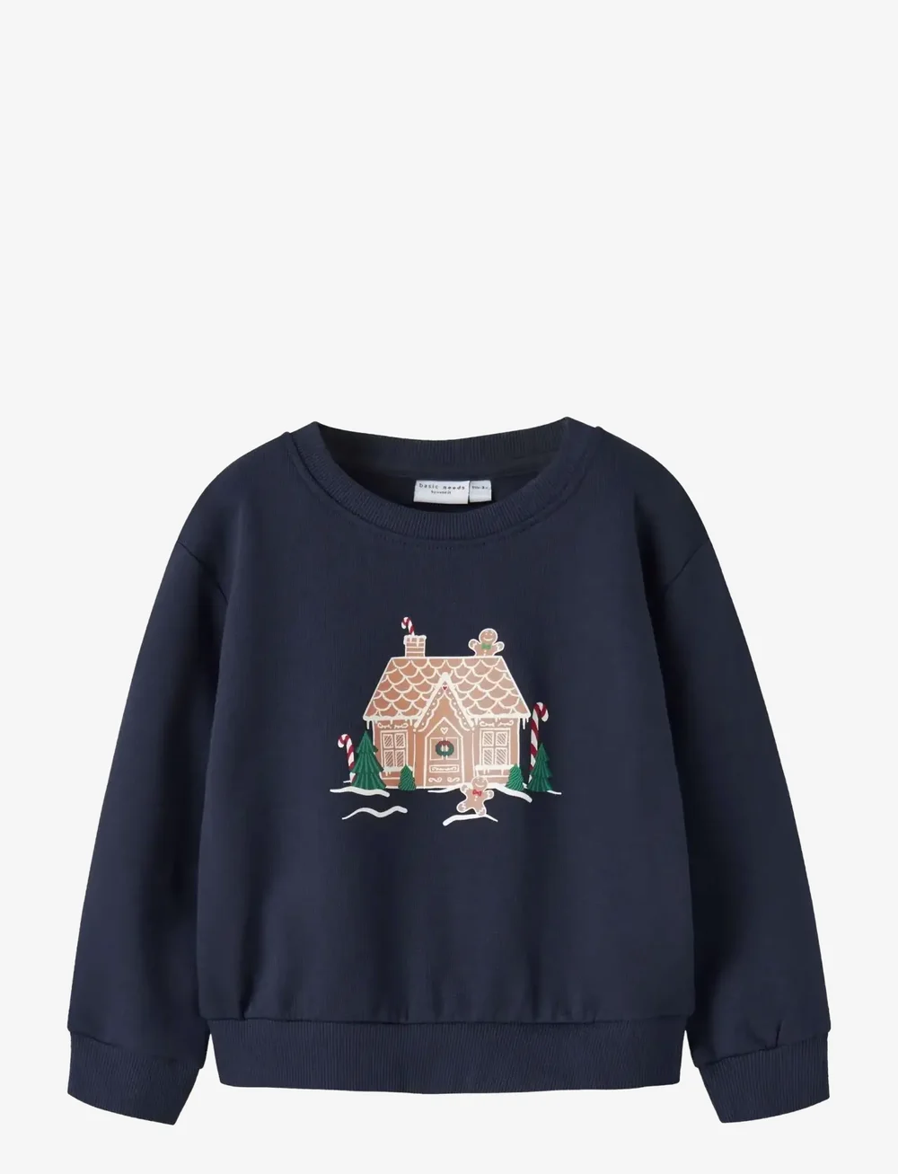 name it - NMFVISMAS LS NREG SWEAT BRU - sweatshirts - navy blazer - 0