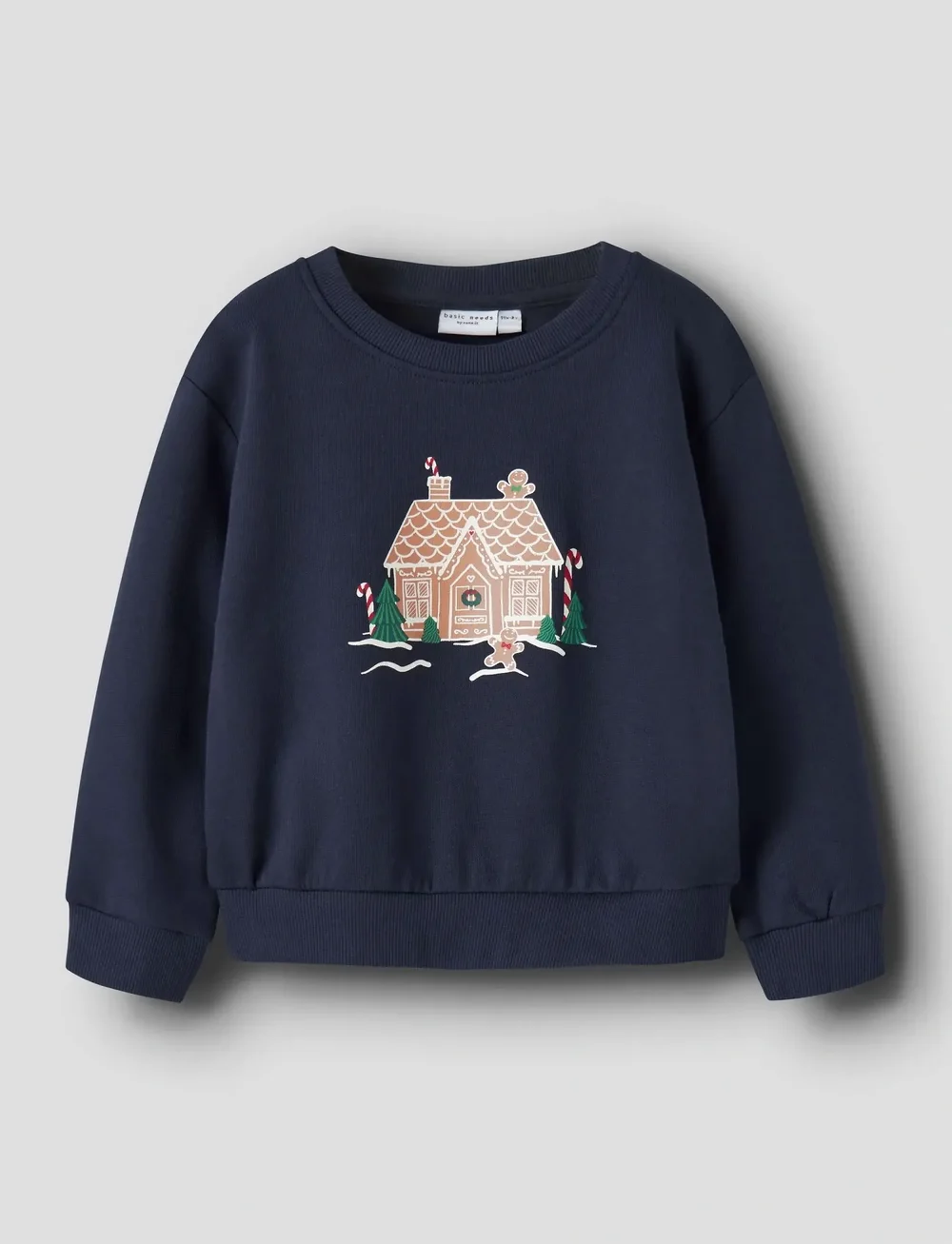name it - NMFVISMAS LS NREG SWEAT BRU - sweatshirts - navy blazer - 2