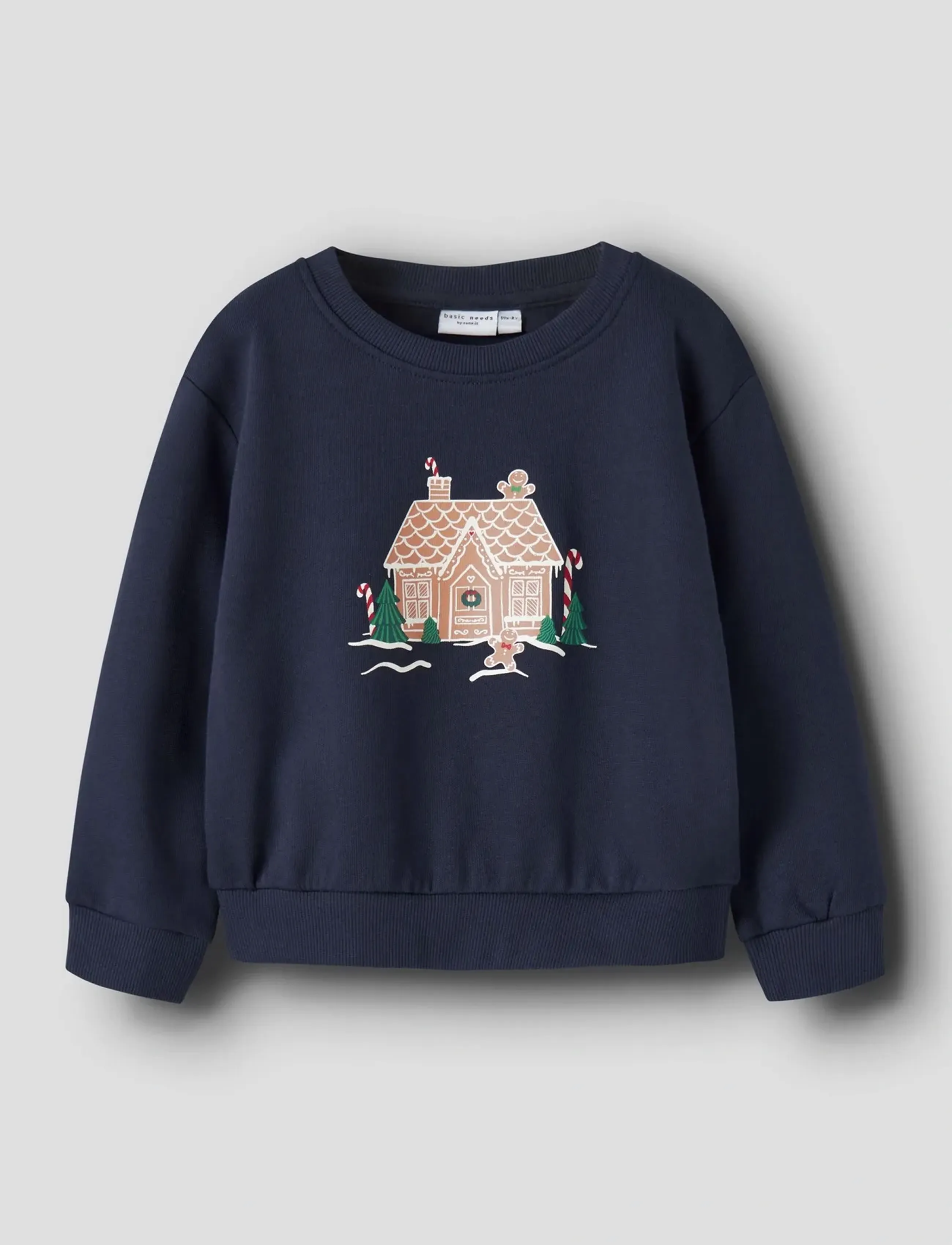 name it - NMFVISMAS LS NREG SWEAT BRU - sweatshirts - navy blazer - 2