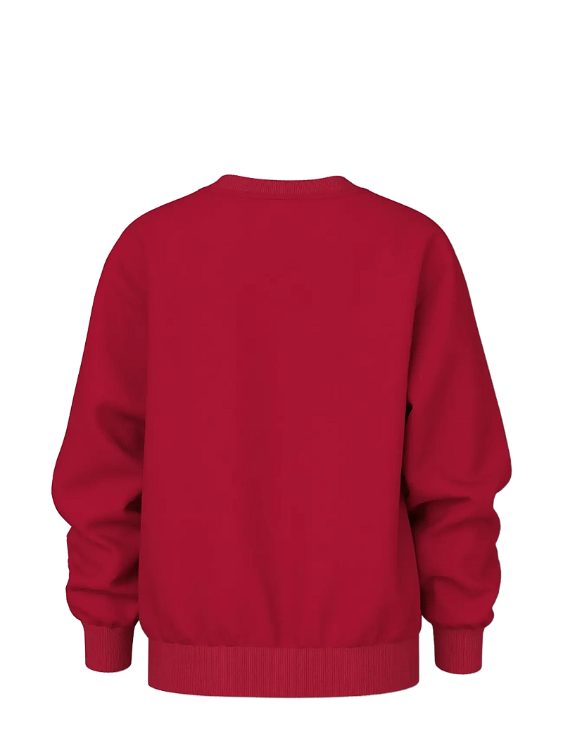 name it - NKFVISMAS LS NREG SWEAT BRU - sweatshirts - jester red - 2