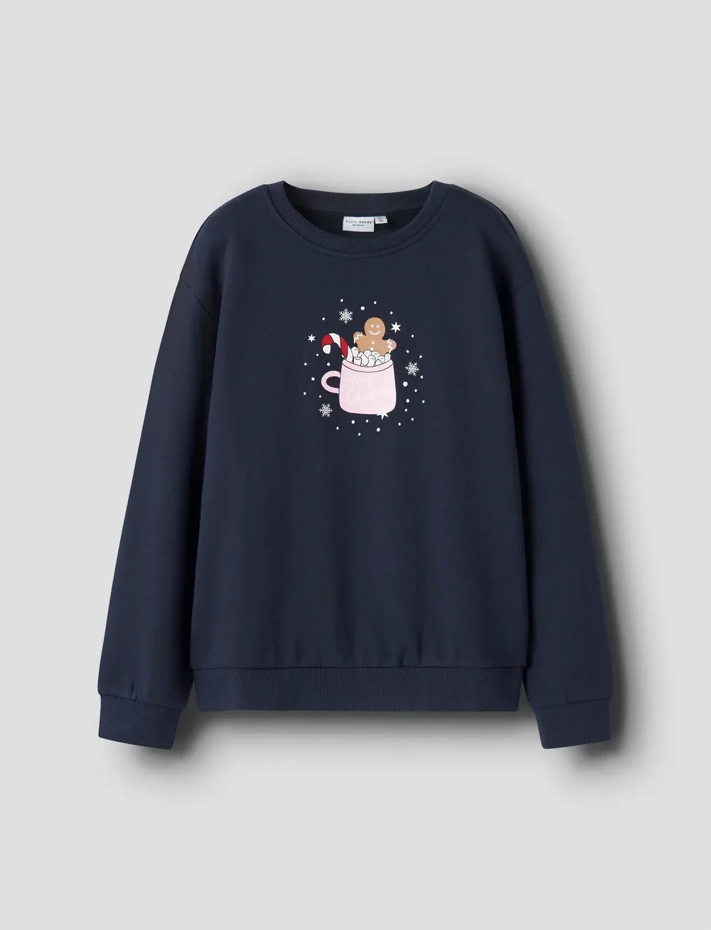 name it - NKFVISMAS LS NREG SWEAT BRU - sweatshirts - navy blazer - 2