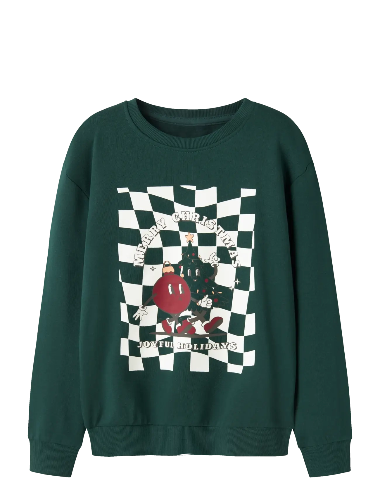name it NKMVISMAS LS NREG SWEAT BRU - Sweatshirts & Kapuzenpullover - BOTANICAL GARDEN / green