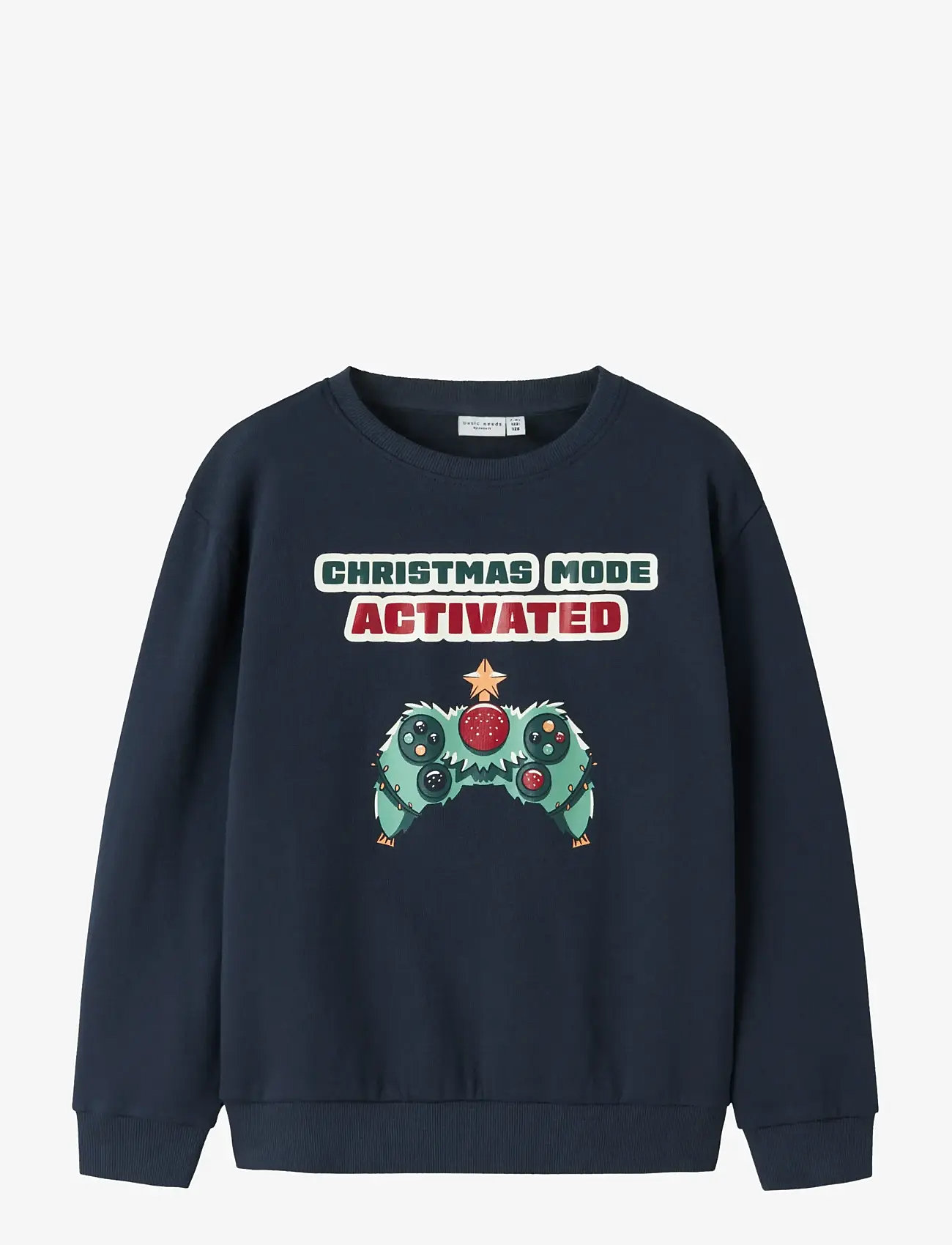 name it - NKMVISMAS LS NREG SWEAT BRU - bluzy - navy blazer - 1