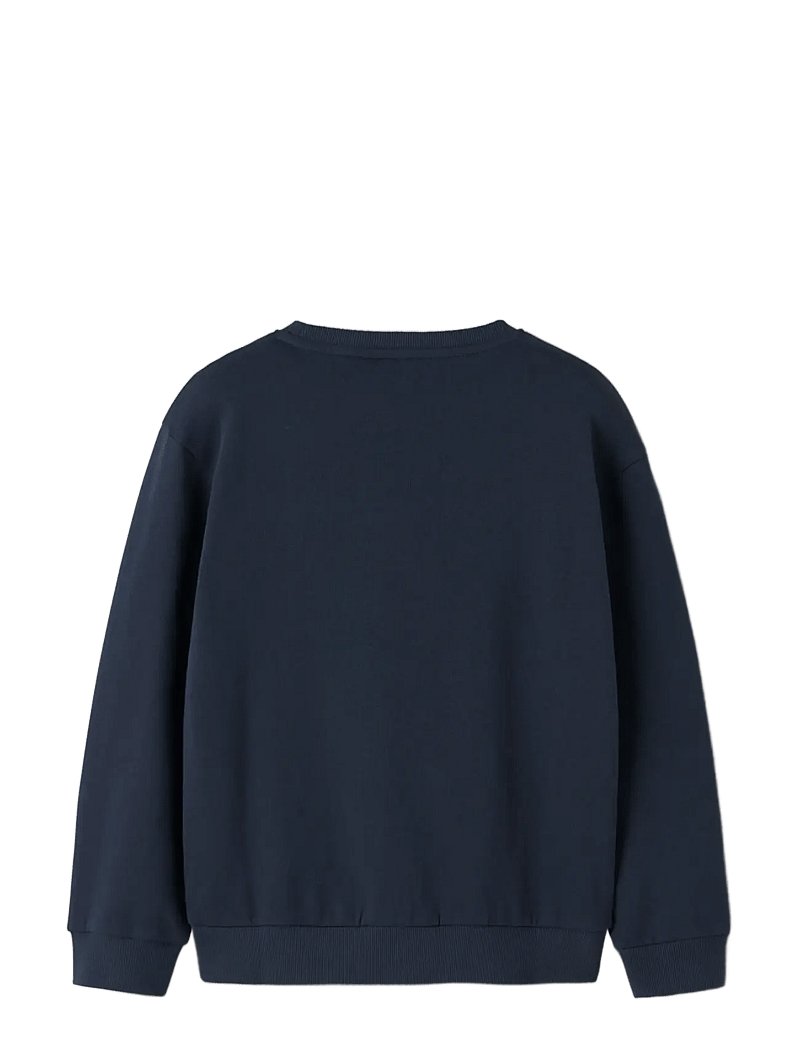 name it - NKMVISMAS LS NREG SWEAT BRU - bluzy - navy blazer - 2