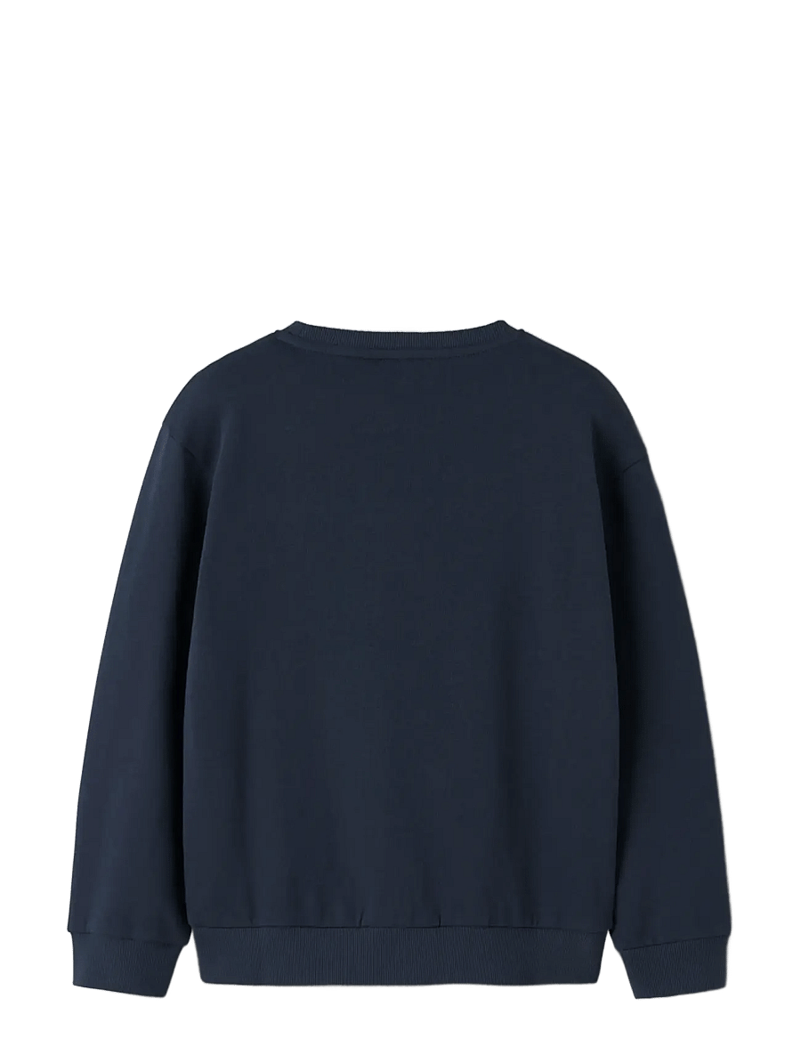 name it - NKMVISMAS LS NREG SWEAT BRU - sweatshirts - navy blazer - 2