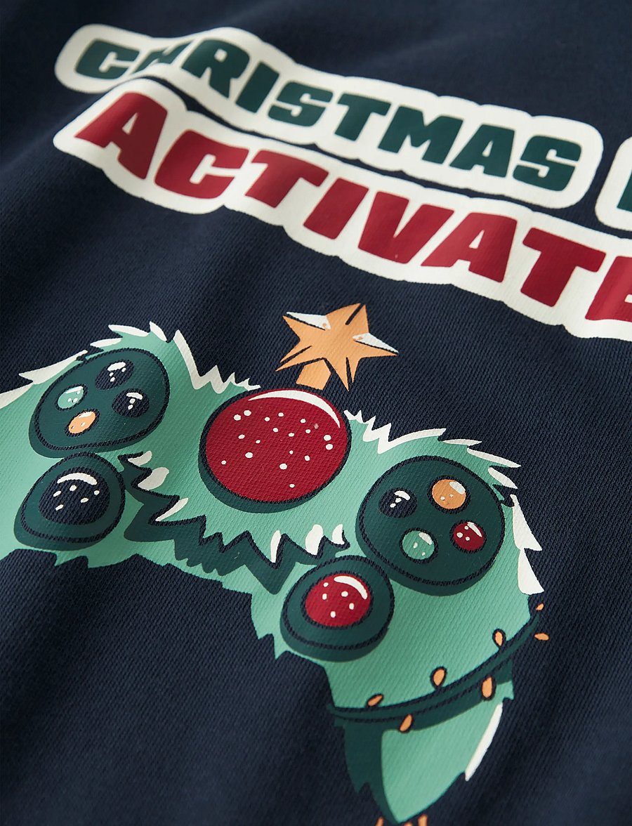 name it - NKMVISMAS LS NREG SWEAT BRU - sweatshirts - navy blazer - 3