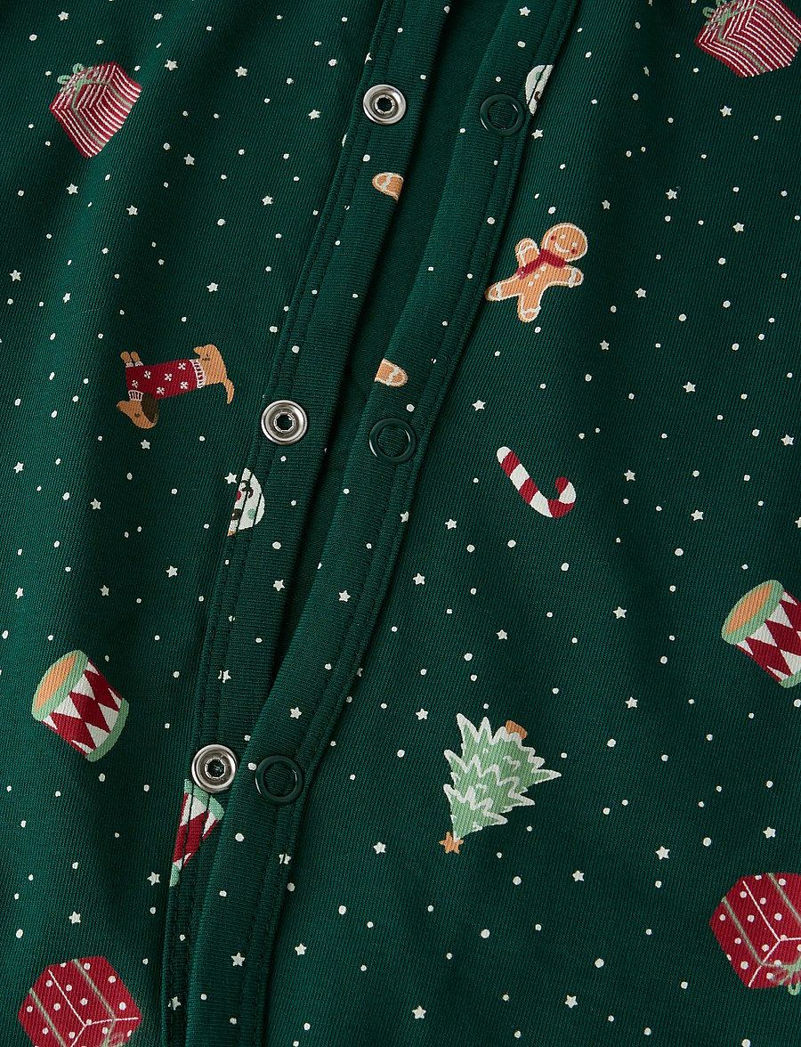name it - NBNVISMAS LS NIGHTSUIT - schlafoveralls - botanical garden - 3