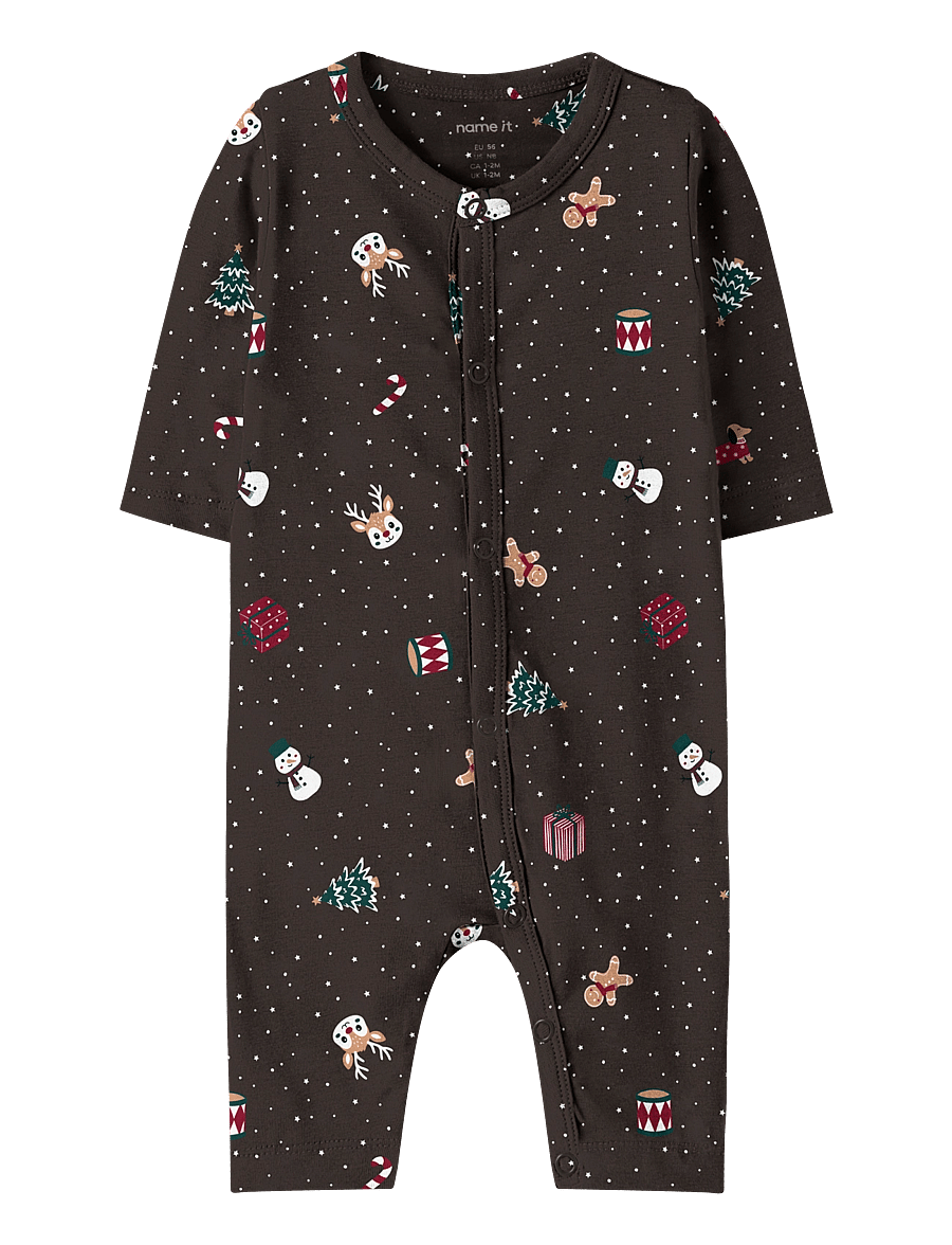 name it - NBNVISMAS LS NIGHTSUIT - schlafoveralls - delicioso - 0