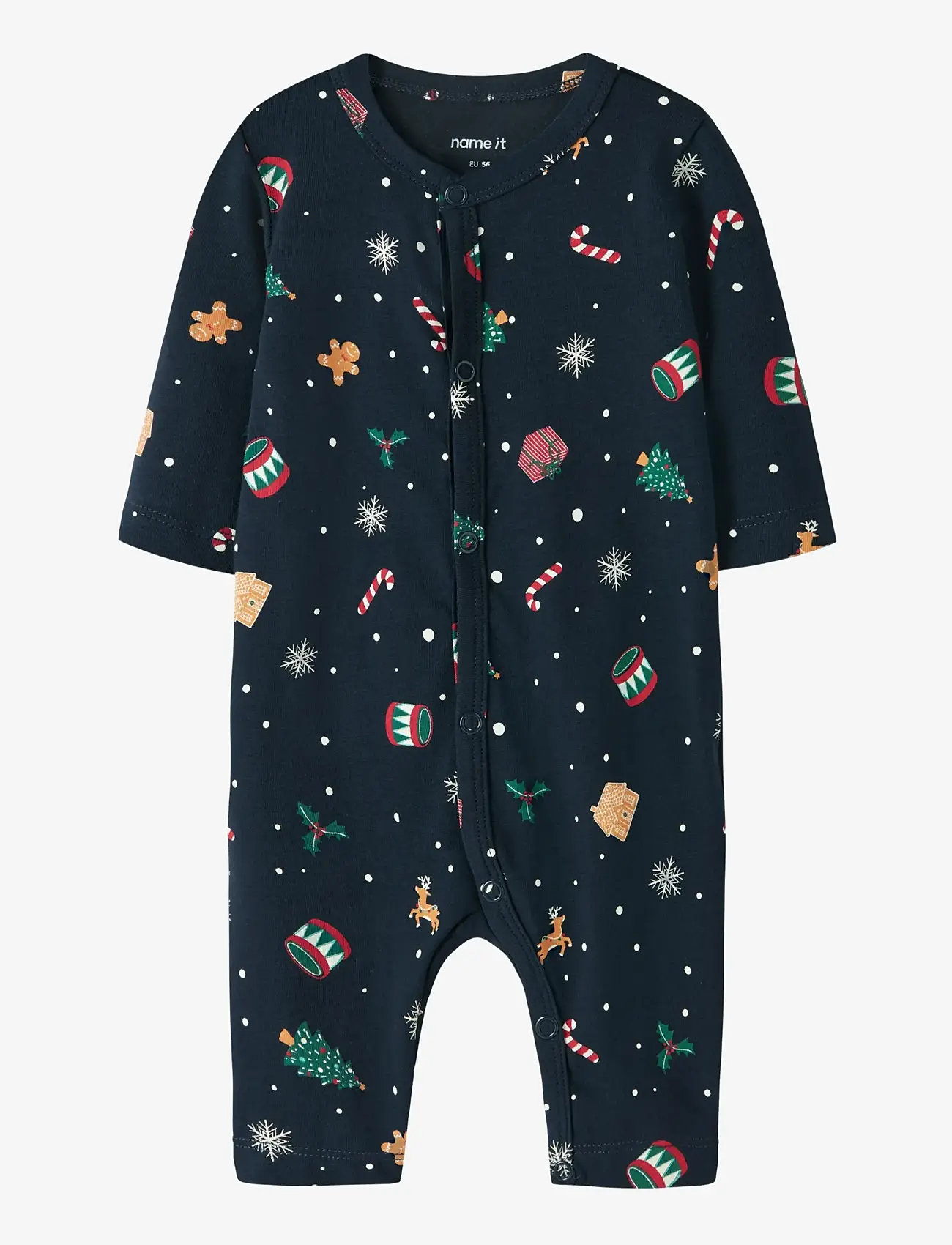 name it - NBNVISMAS LS NIGHTSUIT - natdragter - navy blazer - 1