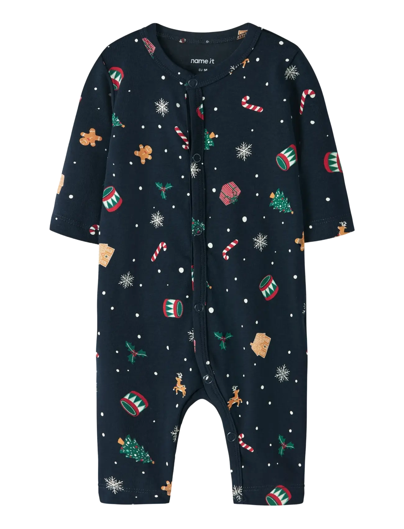 name it NBNVISMAS LS NIGHTSUIT - Nightwear - NAVY BLAZER / navy