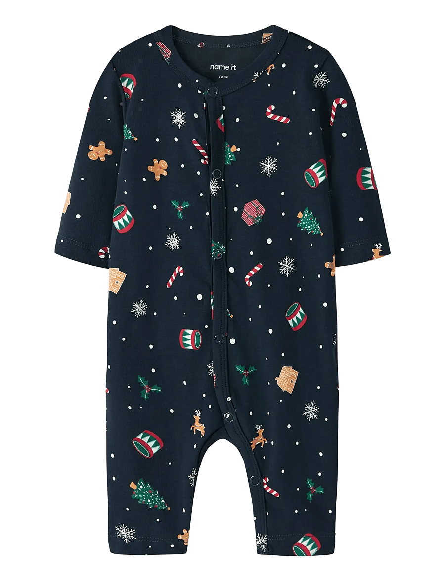 name it - NBNVISMAS LS NIGHTSUIT - sovoveraller - navy blazer - 1