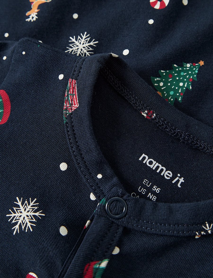 name it - NBNVISMAS LS NIGHTSUIT - sovoveraller - navy blazer - 3