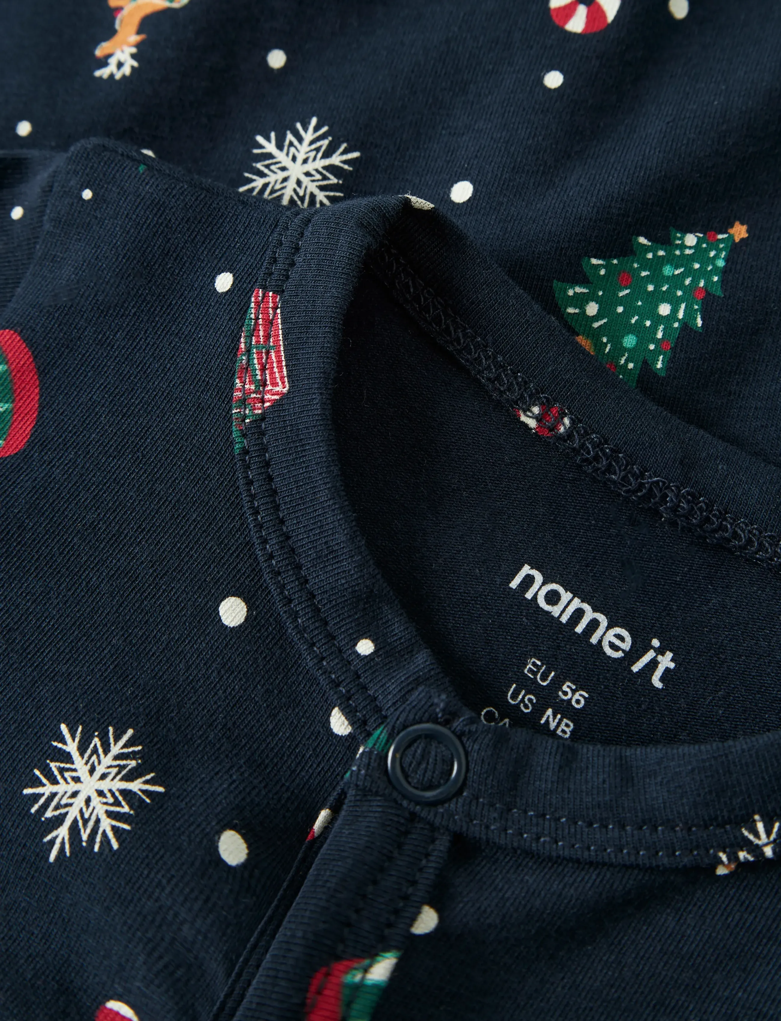 name it - NBNVISMAS LS NIGHTSUIT - sleeping overalls - navy blazer - 4