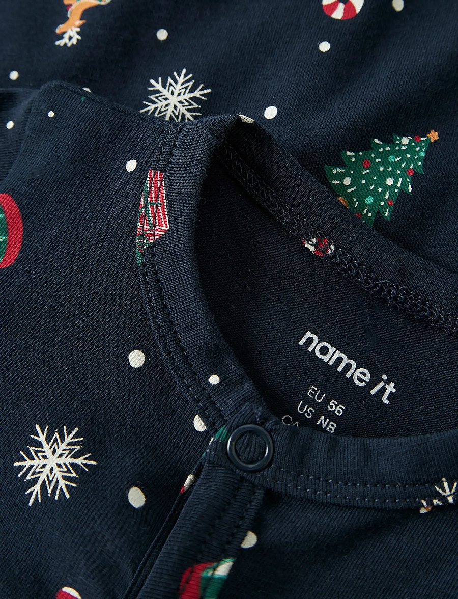 name it - NBNVISMAS LS NIGHTSUIT - sovoveraller - navy blazer - 4