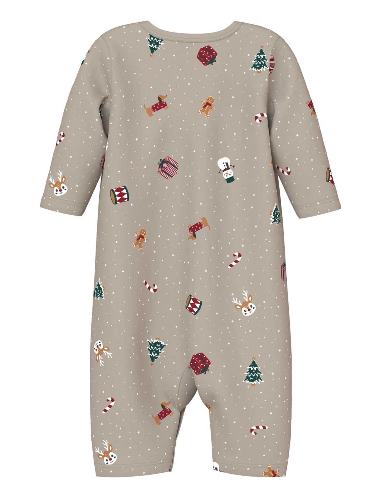 name it - NBNVISMAS LS NIGHTSUIT - schlafoveralls - pure cashmere - 1