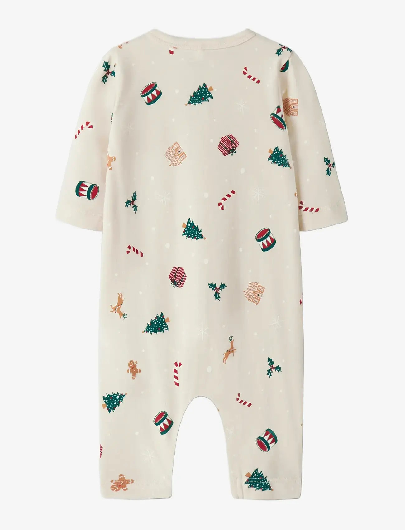 name it - NBNVISMAS LS NIGHTSUIT - natdragter - whitecap gray - 1