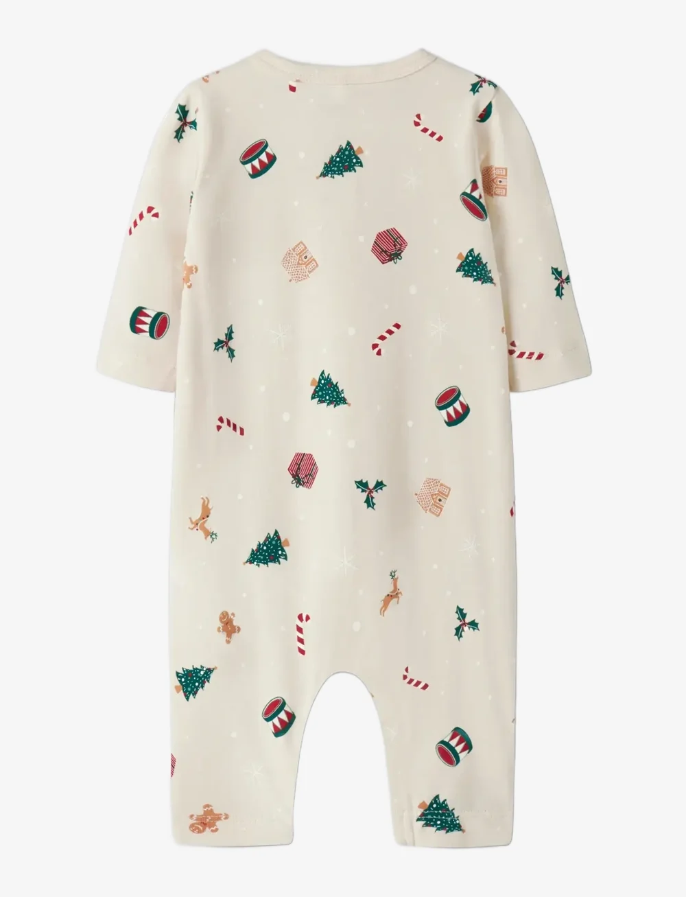 name it - NBNVISMAS LS NIGHTSUIT - sovoveraller - whitecap gray - 1
