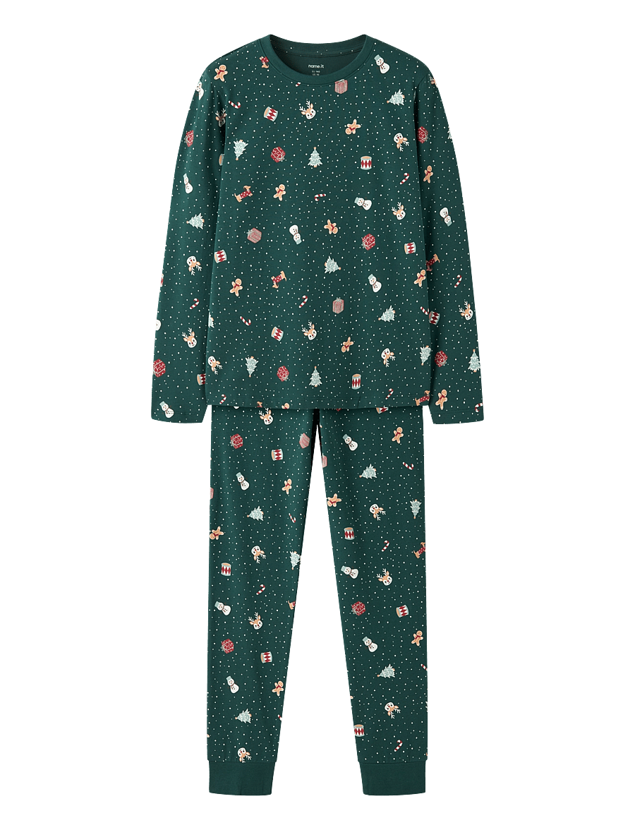 name it - NKNVISMAS LS NIGHTSET - pyjama-sets - botanical garden - 0