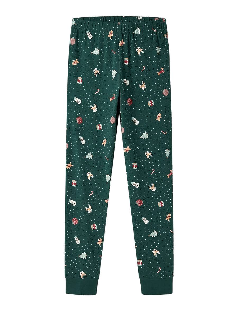 name it - NKNVISMAS LS NIGHTSET - pyjama-sets - botanical garden - 2
