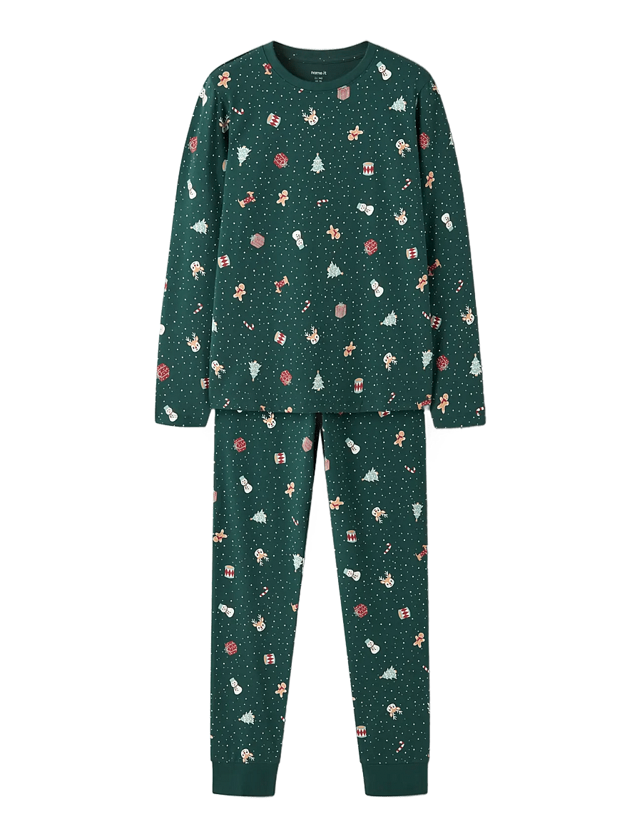 name it - NKNVISMAS LS NIGHTSET - pyjama-sets - botanical garden - 3