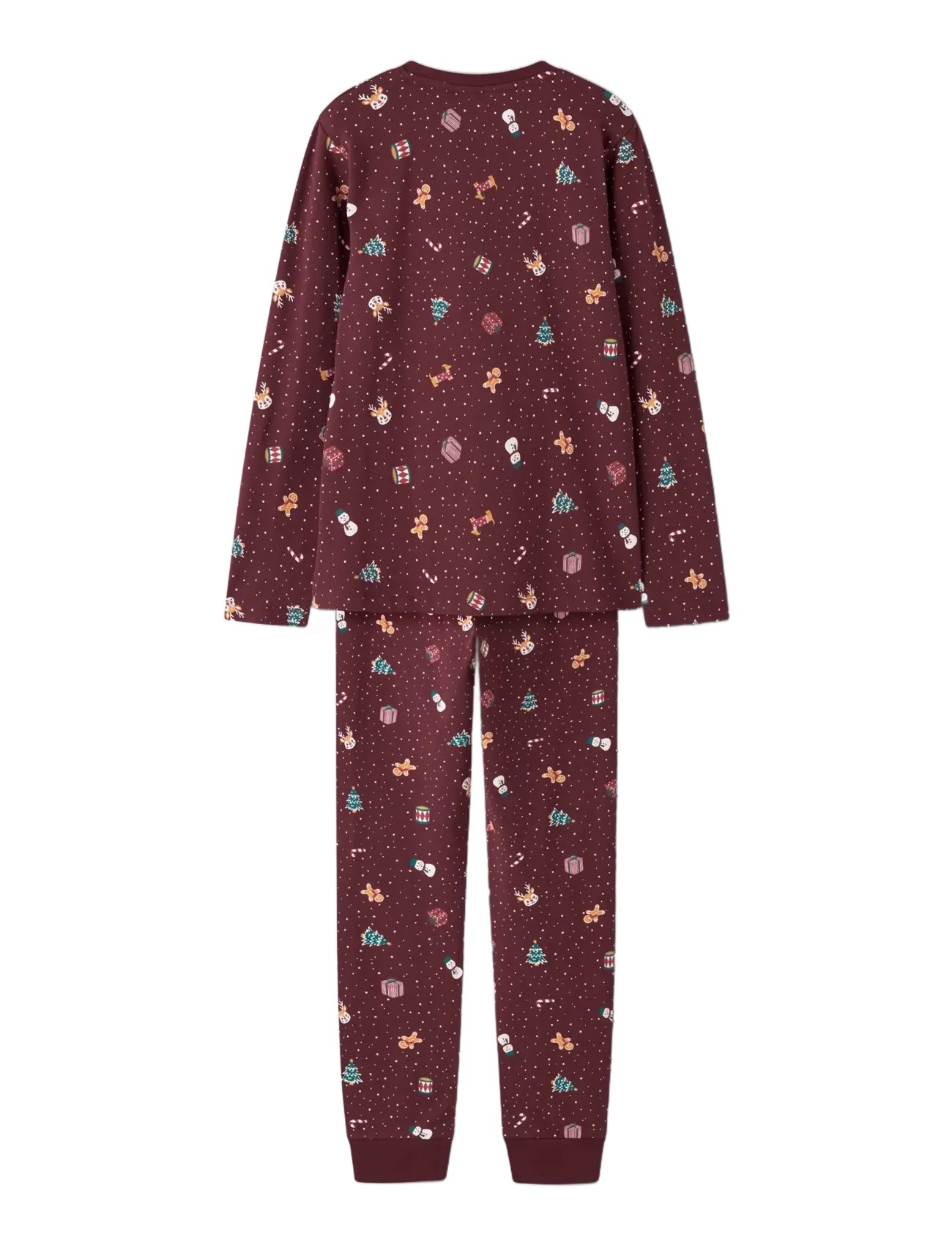 name it - NKNVISMAS LS NIGHTSET - burgundy - 1