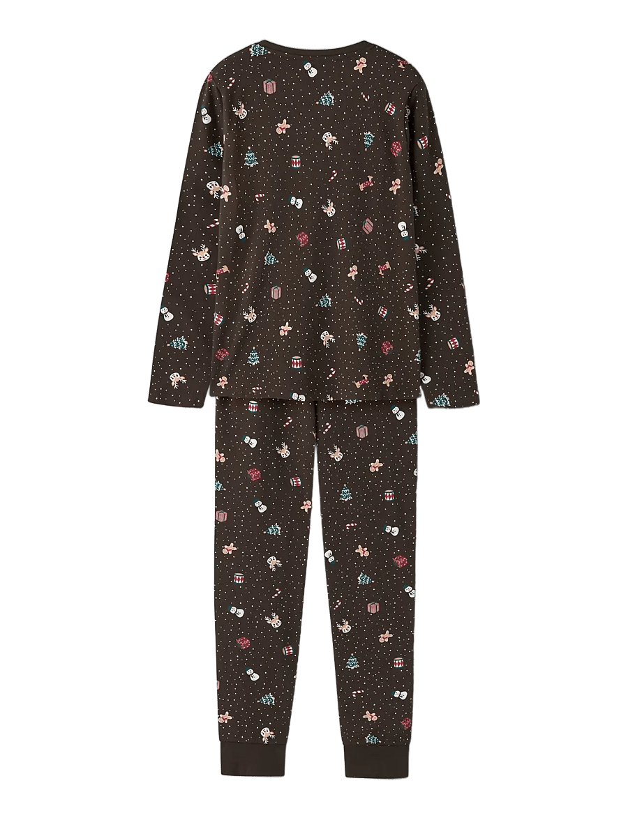 name it - NKNVISMAS LS NIGHTSET - pyjama-sets - delicioso - 1