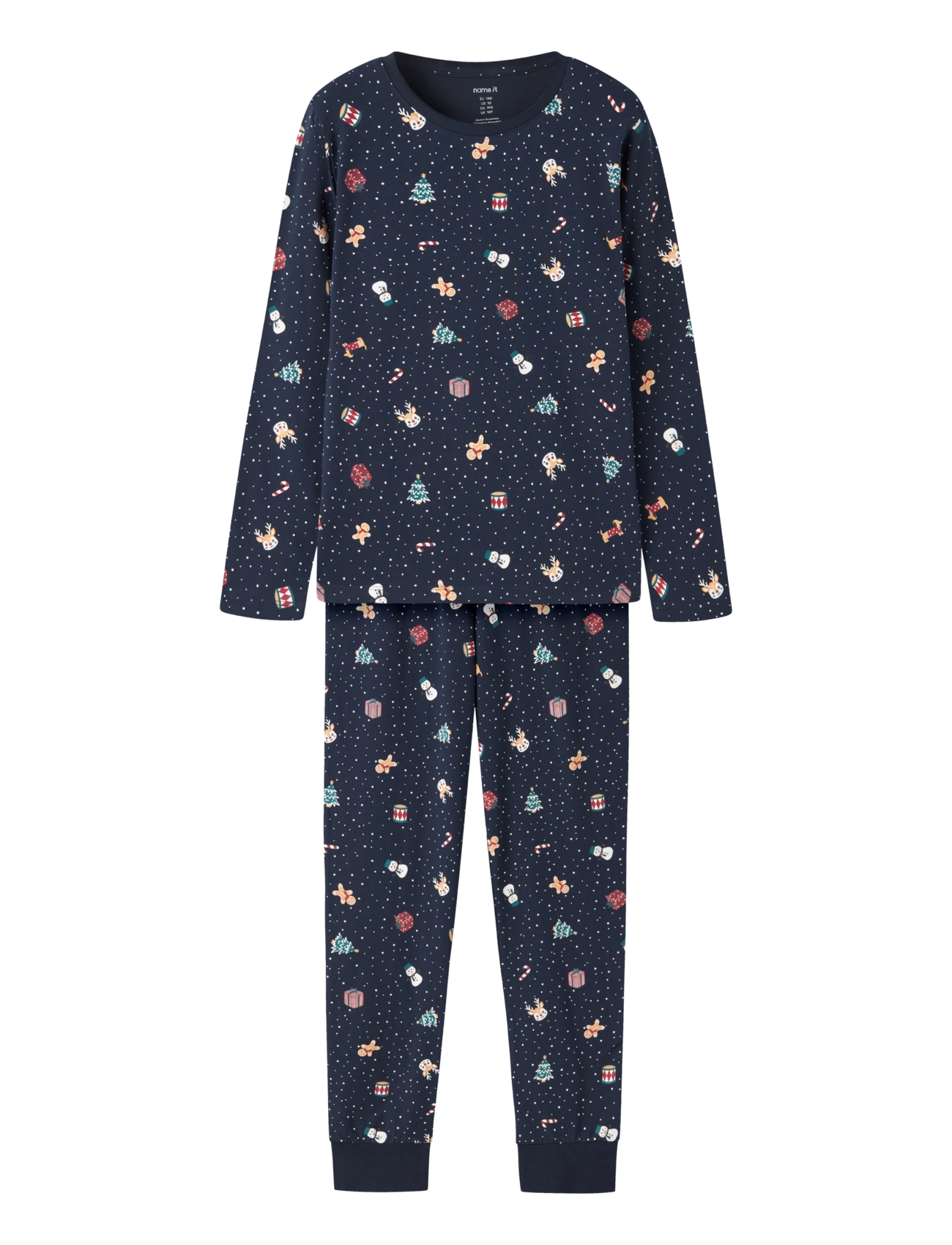 name it NKNVISMAS LS NIGHTSET - Nachtwäsche - NAVY BLAZER / navy